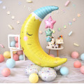 Party Baby Moon Star 3D -Folienballons mit Basis